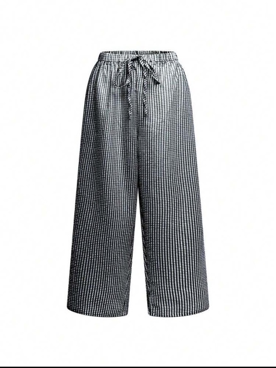 SHEIN Pants - SHEIN Women’s Plus Size Black & White Plaid Pants